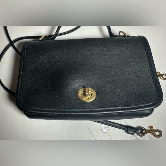 Vintage Coach Casino Bag  Turnlock Crossbody Purse | 90s Coach Shoulder Bag - Picture 5 of 11